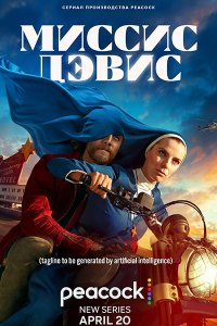 Постер к Миссис Дэвис (1 сезон) / Mrs. Davis (2023) WEB-DLRip